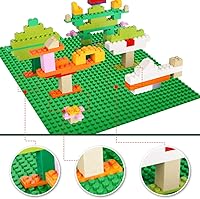 Vista 5 de Lekebaby Placas base clásicas para construcción de ladrillos de construcción, 100% compatibles con las principales marcas placas base de 10 x 10