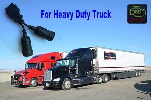 Miniatura 2 de Camión OBD 6Pin 9Pin J1708 J1939 Protocolo Adaptador De Diagnóstico Cable Adaptador, Heavy Duty Truck Bus Trailer OBD2 Escáner De Diagnóstico