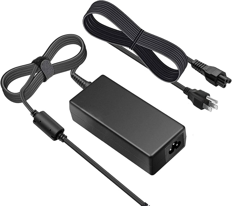 Cargador adaptador de CA compatible con Nanlite Lum 25 bicolor, compacto, delgado, luz suave, panel LED de 14 pulgadas, cable de alimentación, fuente de alimentación