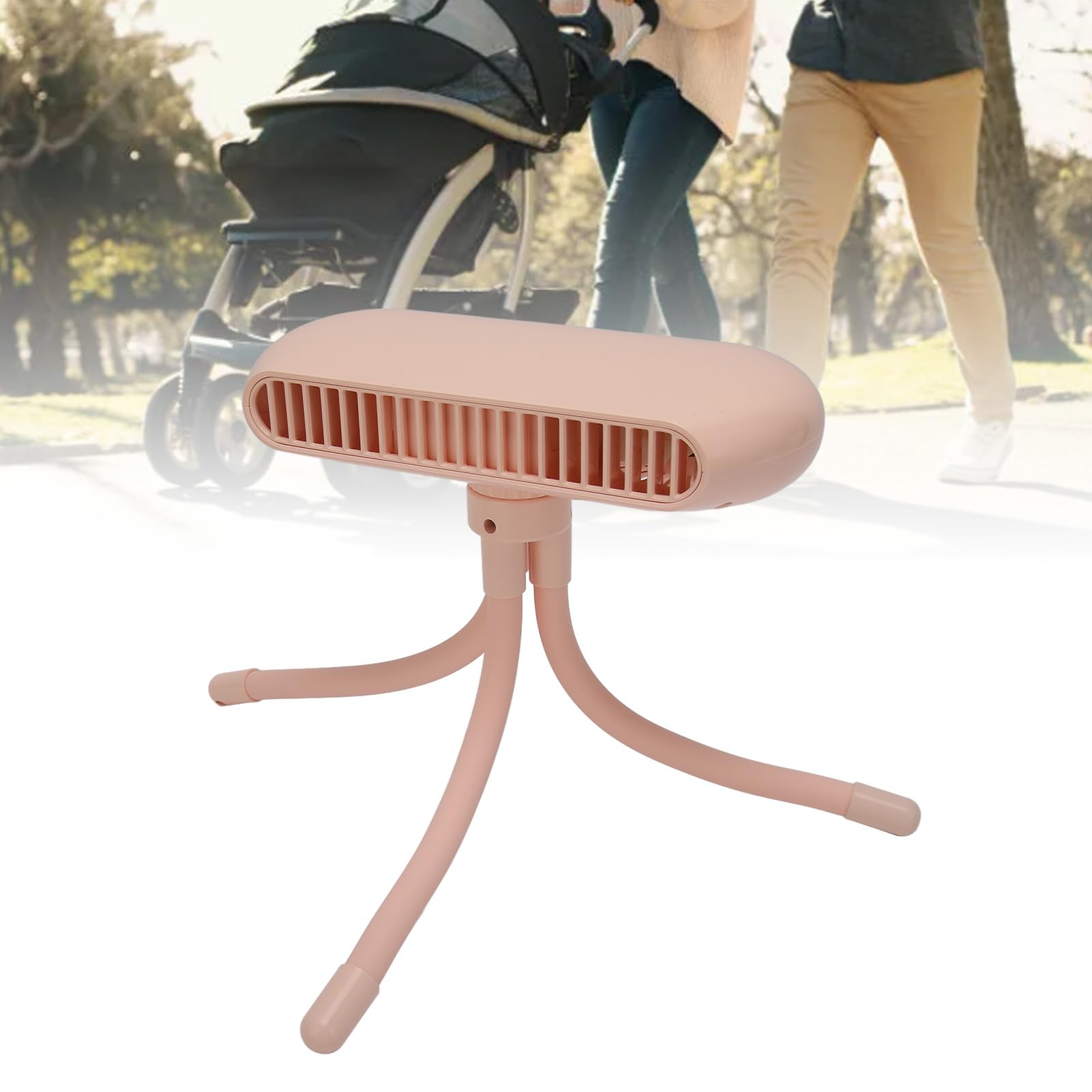 Annadue Ventilador Portátil para Cochecito, Trípode Flexible con Batería USB de 4 Velocidades, Ventilador para Cochecito con Clip para Bicicleta, Asiento de Coche, Cuna, Cinta de (PINK)