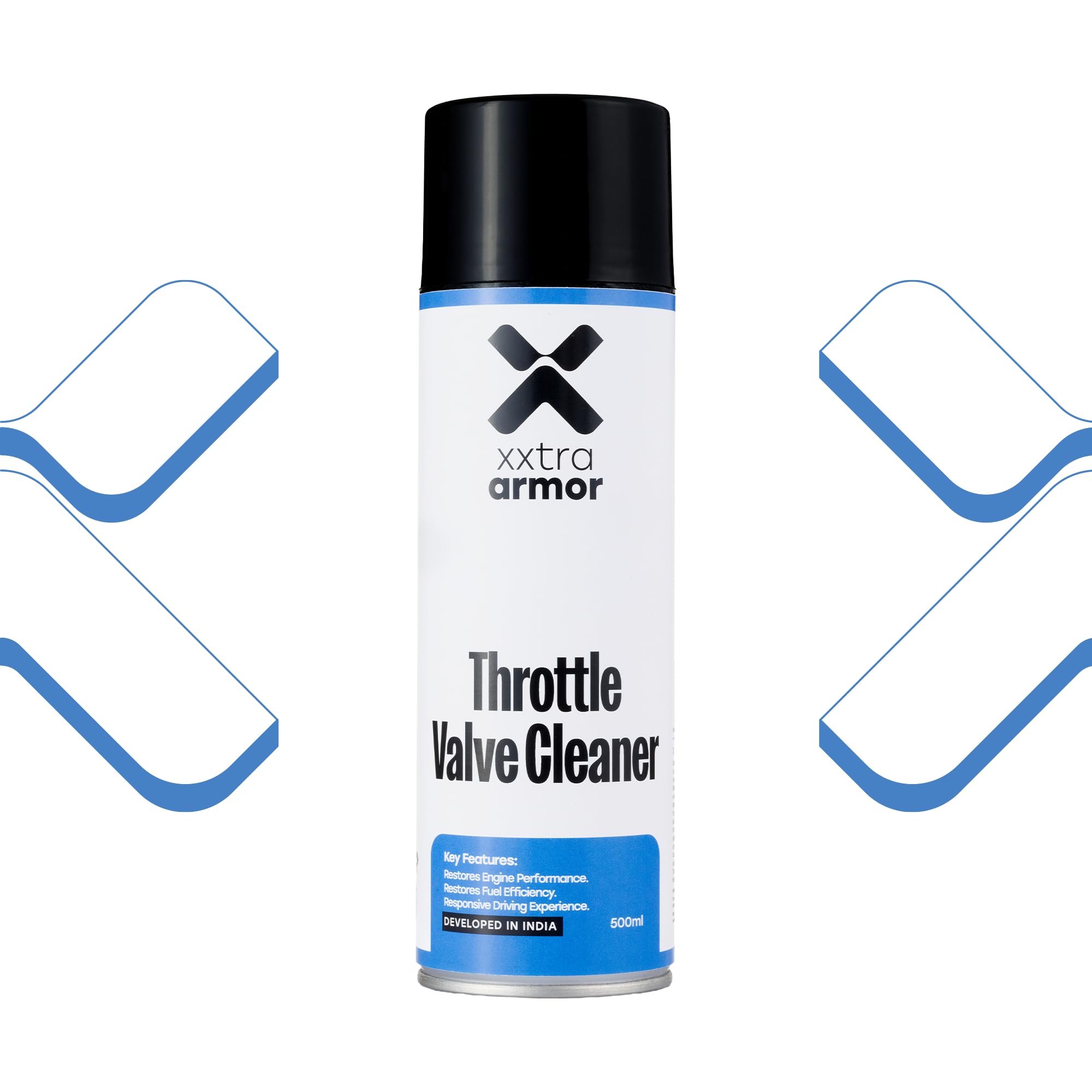 Xxtra Armor Throttle Body & Valve Cleaner – 500ml | Powerful Carbon Deposit Remover for Improved Airflow, Engine Response & Fuel Efficiency | Safe for All Vehicle Types
