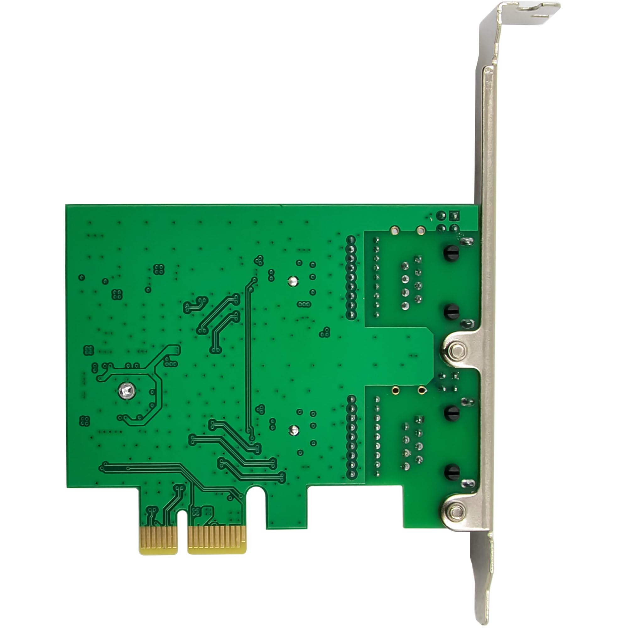 InLine Scheda di rete Dual Gigabit con 2 x RJ45, PCIe x1, con slot a basso profilo, VLAN, frame jumbo, risparmio energetico, 51128 K