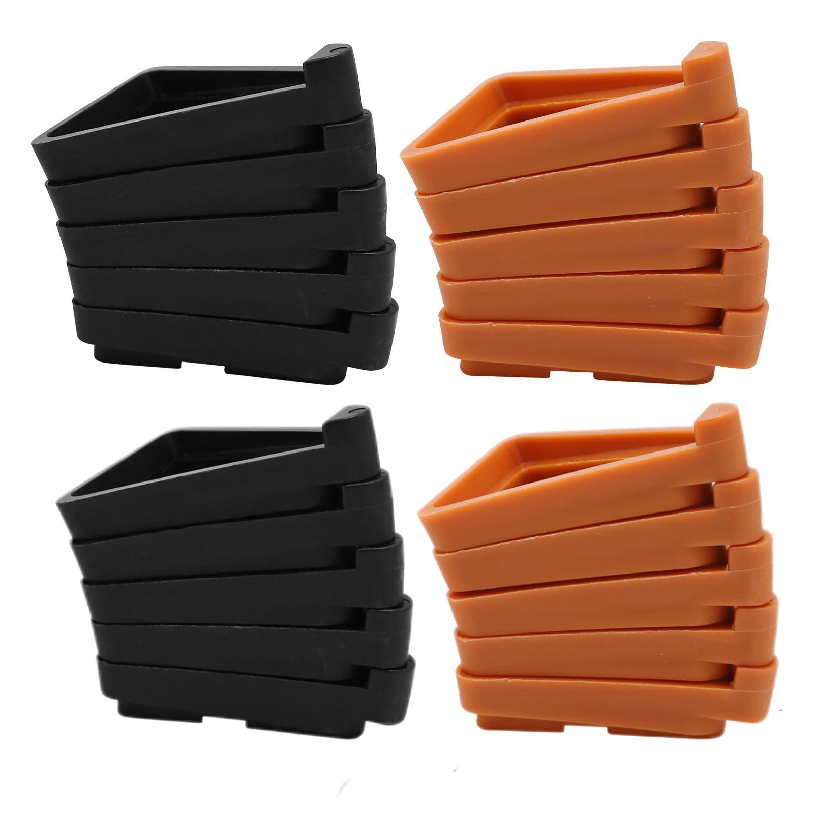 MAOQYE48 Pcs Pot Toes Plant Feet Invisible Flower Risers Potted Triangle Stand for Indoor and Outdoor Lifters Supports Pots Terracotta Small Large Pot