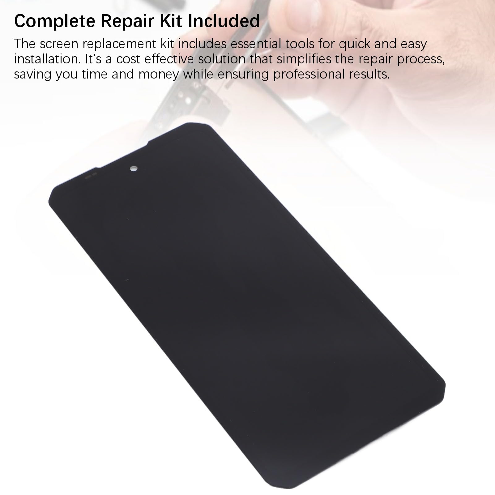 Kadimendium Telefon-Bildschirm-Ersatz-Touchscreen-Digitizer-Baugruppe für IiiF150 B2 Ultra B2 Pro Hochempfindliches TFT-Display-Reparaturset