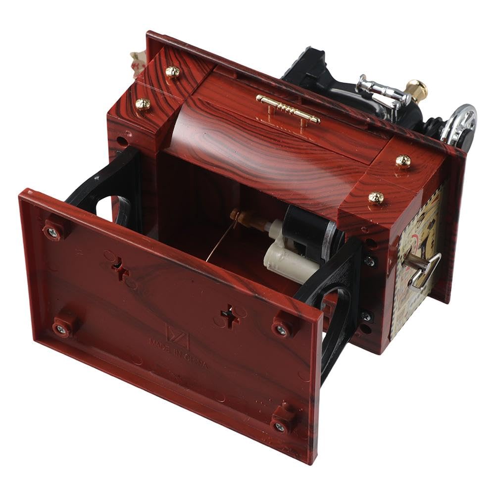 1 PCS Vintage Sewing Machine Music Box, Simulated Mini Sewing Machine Music Box for Home Holiday Decoration Children Gifts — Amazon image 5