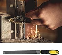 Vista 7 de AYNEFY Herramientas de jardín, Hoja con Mango de Archivo de Afilado Herramienta Ingenieros de Ingeniería de Metal 8In Plano Mill Archivo