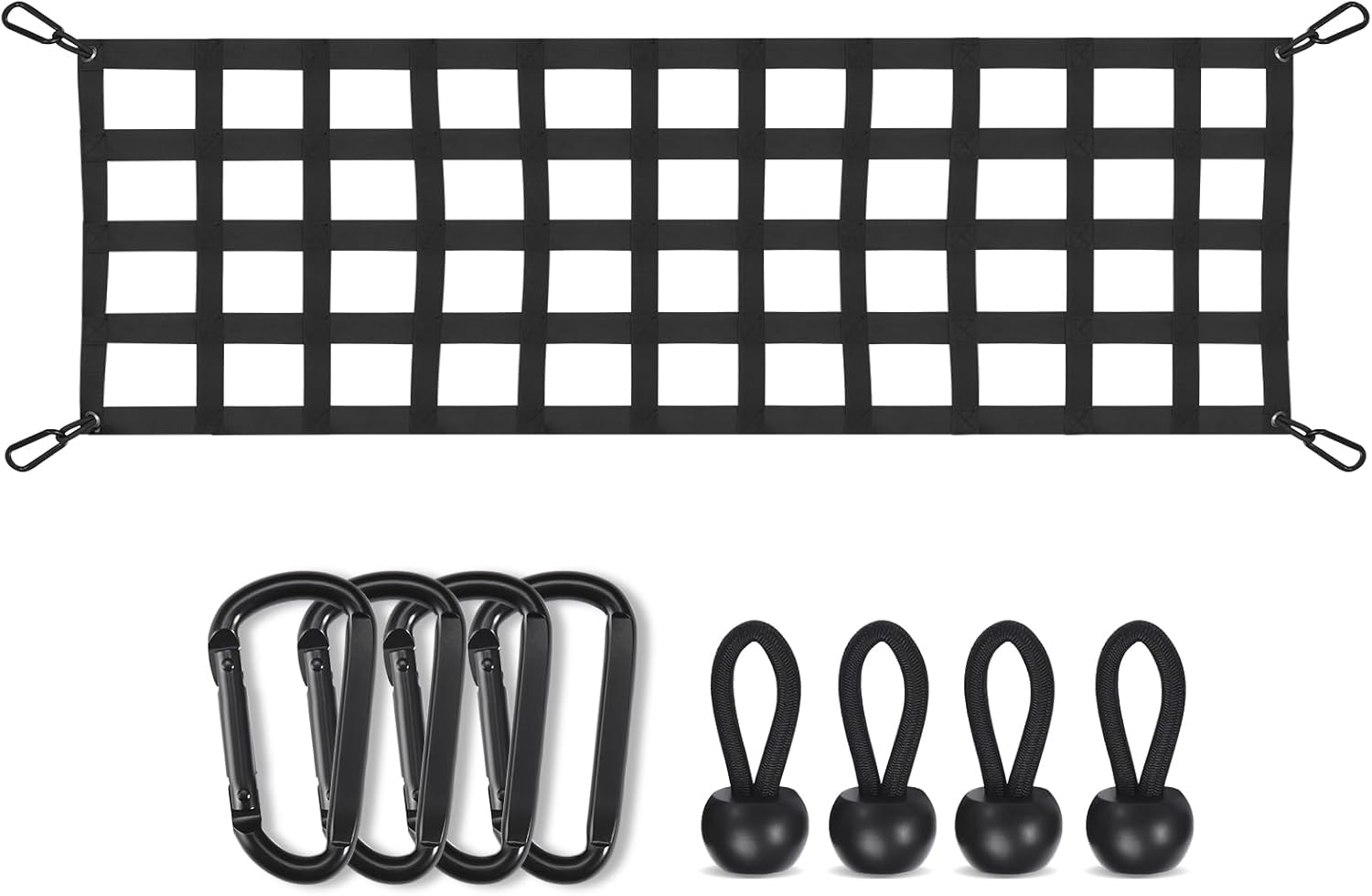 Easytouse Tailgate Net for Full Size Truck, 60'' x 18'' Heavy Duty