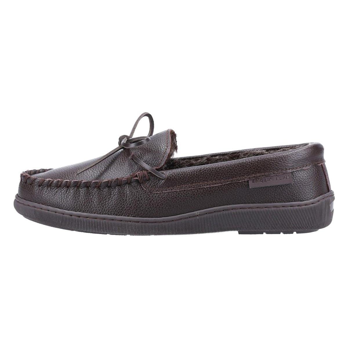 Hush Puppies Men's Ace Leather Slipper - Brown - 9 (43)