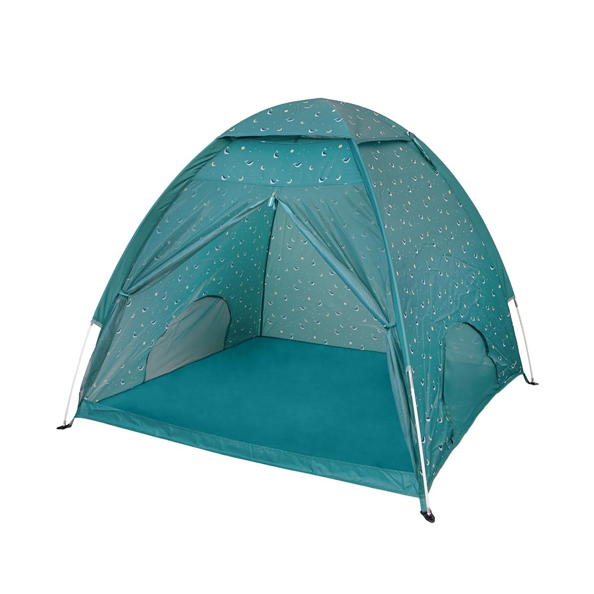 Babystrandmuschel UPF50+ mit Moskitonetz | Whale Teal