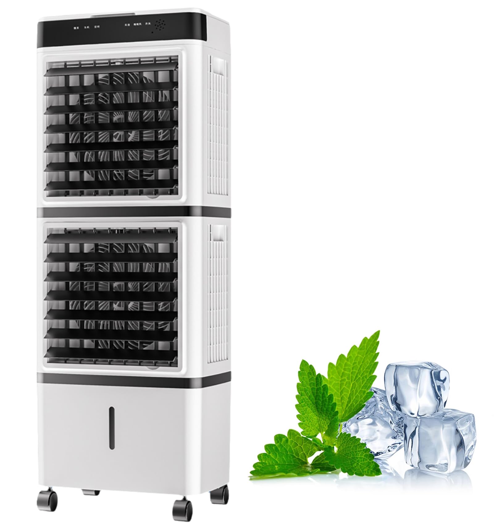 FXNFXLA Remote Control Evaporative Air Cooler/Portable Air Conditioners Square Two fans