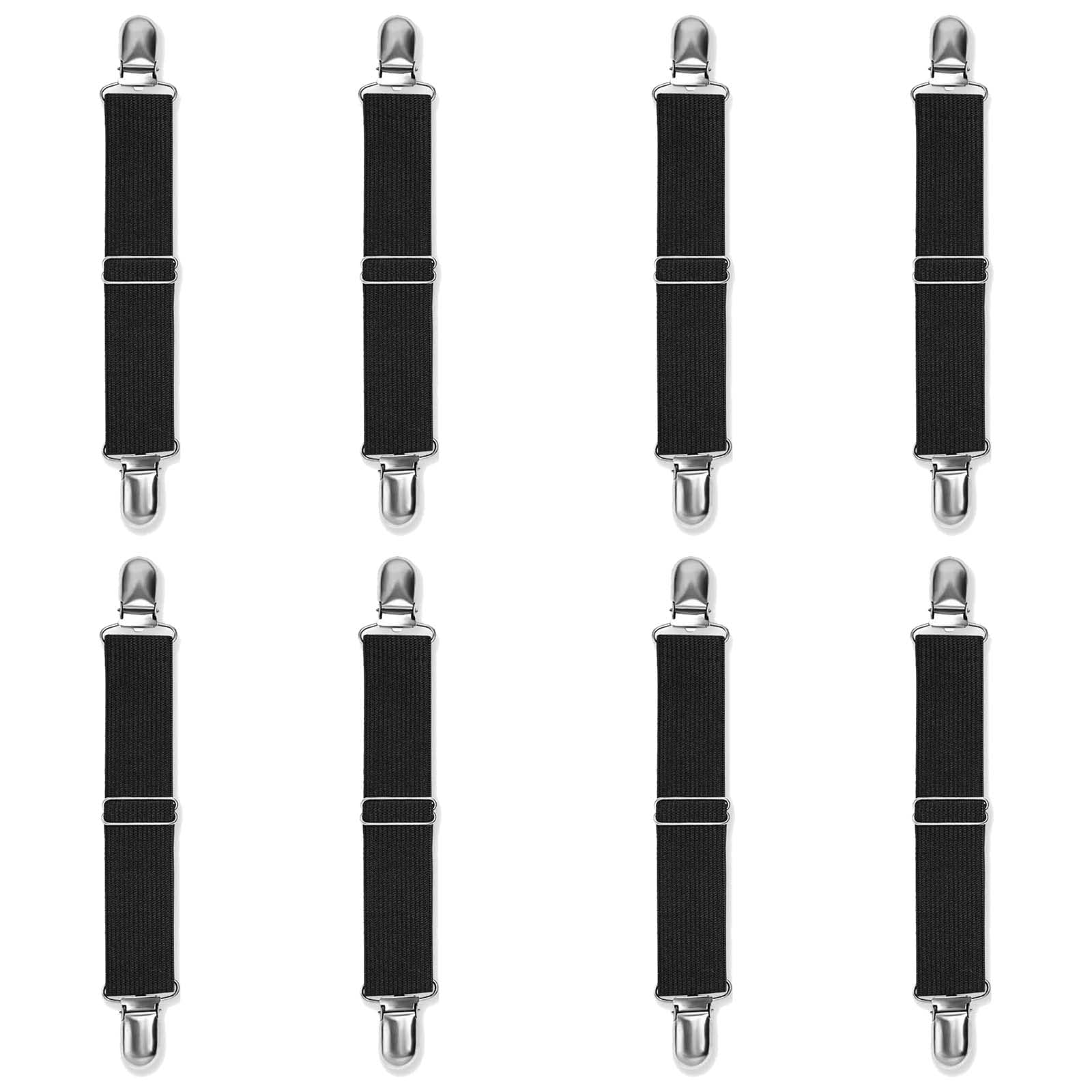 QoeCycth Adjustable Boot Straps Pant Stirrups Clips Boot Clips