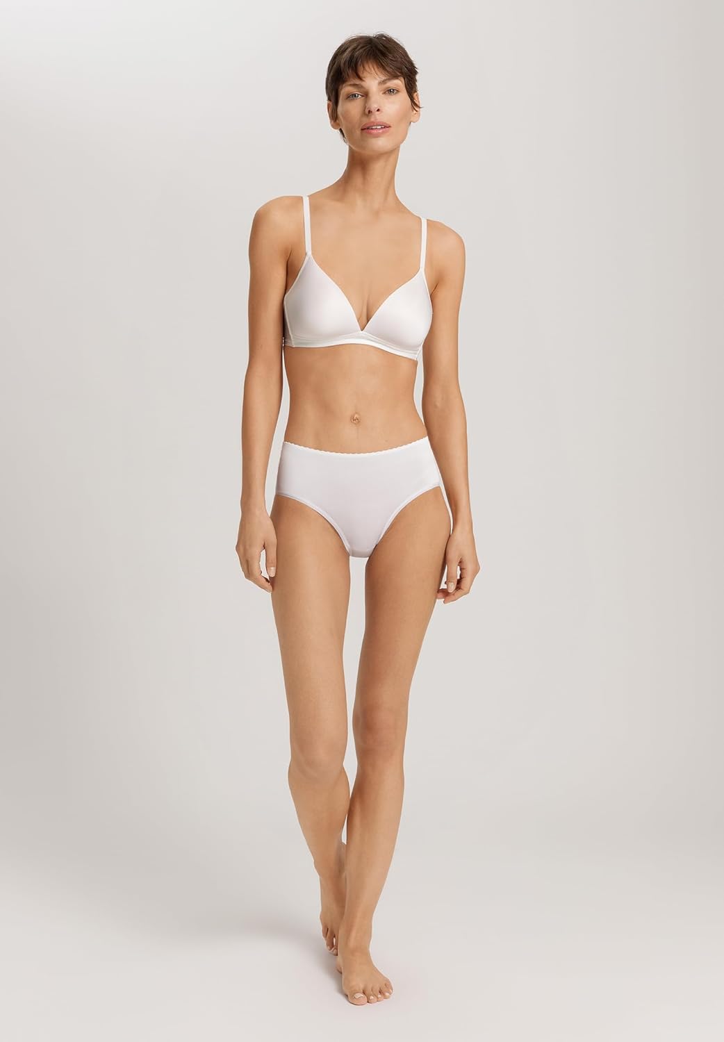 HANRO Satin Deluxe Satin Jersey High Cut Brief - Image 3