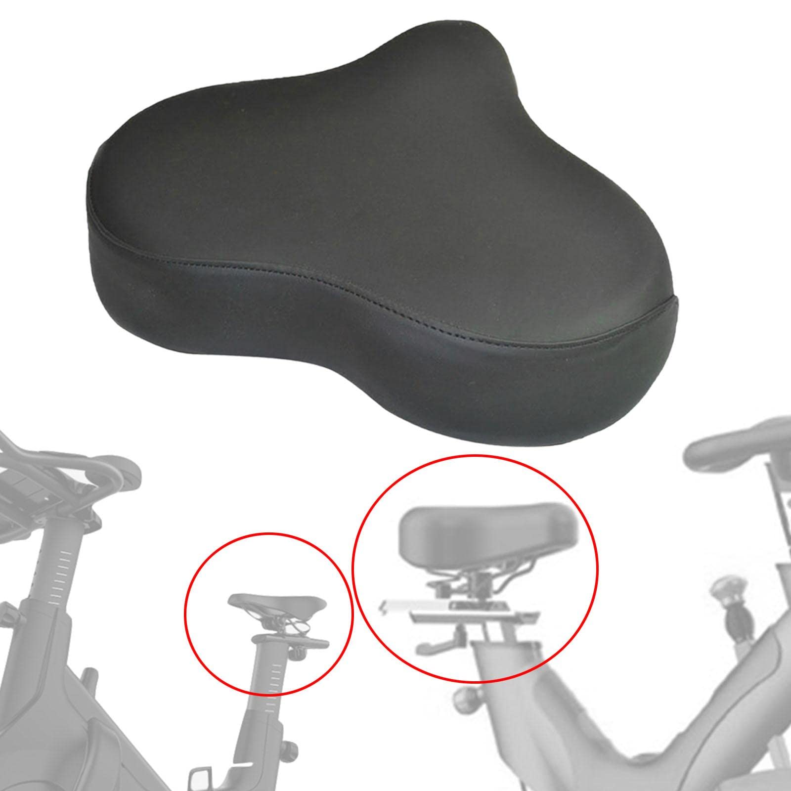 Perfeclan Cyclette da Interno Sostituzione del Cuscino della Sella da Ciclismo Accessori universali per Bike per Cyclette Resistente all'Acqua e alla