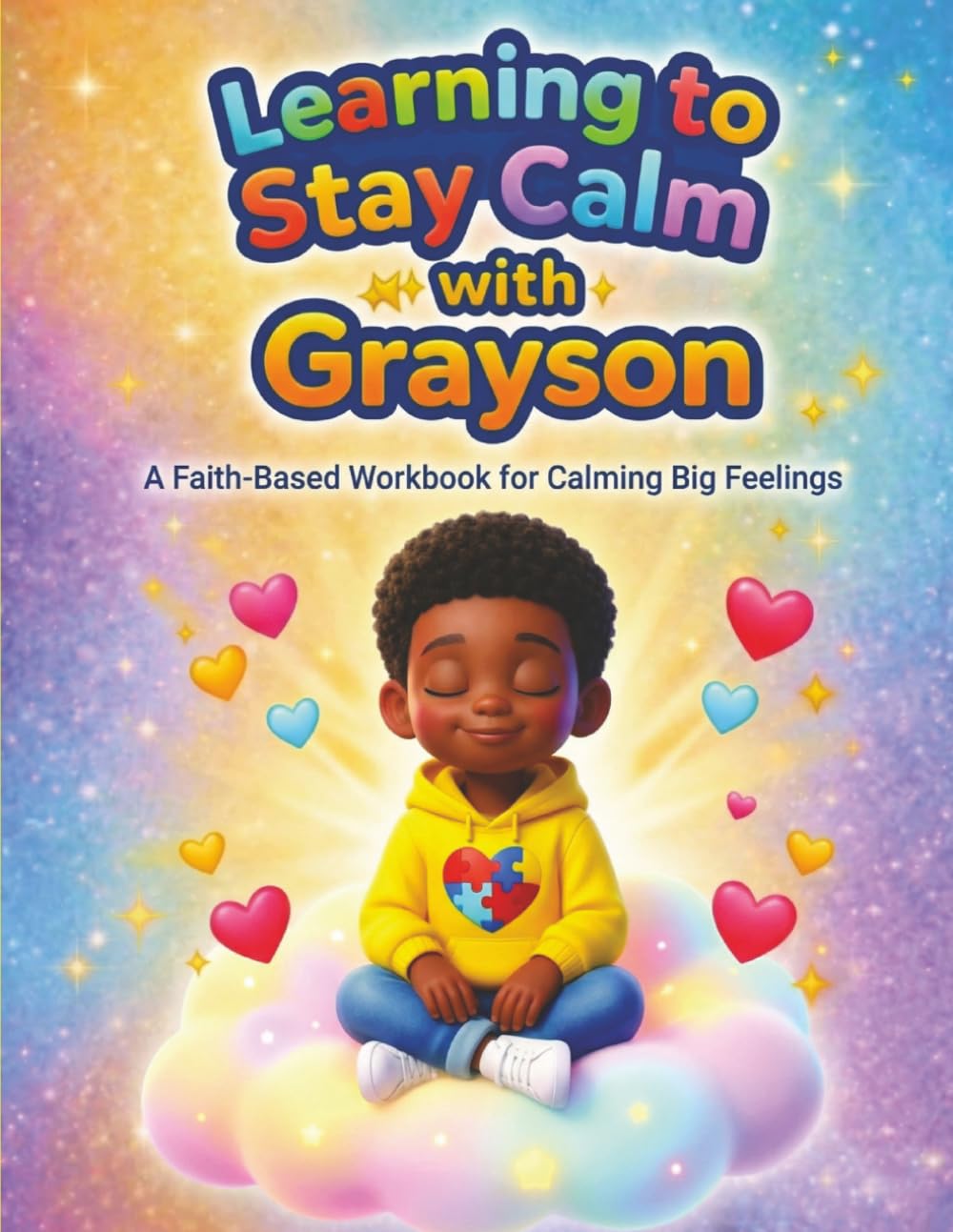 Learning to Stay Calm with Grayson: A Faith-Based Workbook for Calming Big Feelings