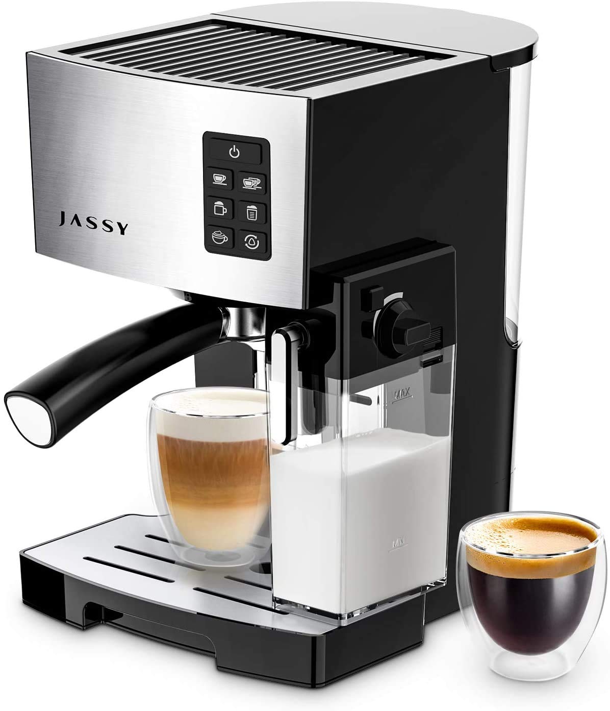 Espresso Coffee Machine Turbo Smoke Extractor Technology