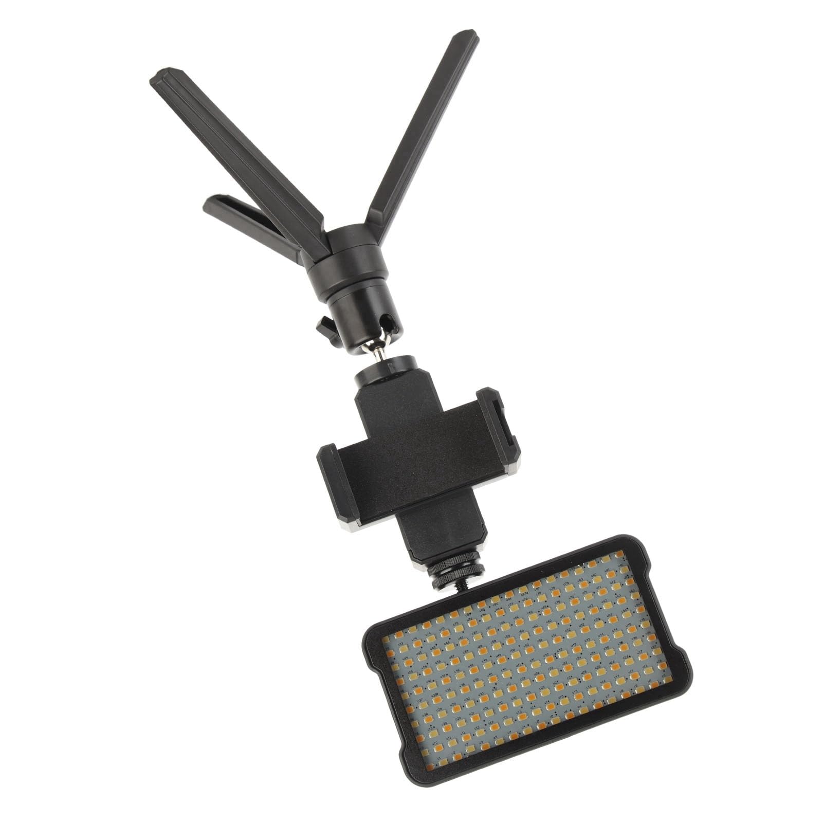 CCYLEZ Luz de Relleno con Clip para Fotografía, Brillo y Temperatura de Color Ajustables, Teléfonos Inteligentes y Cámaras, Diseño Portátil Liviano
