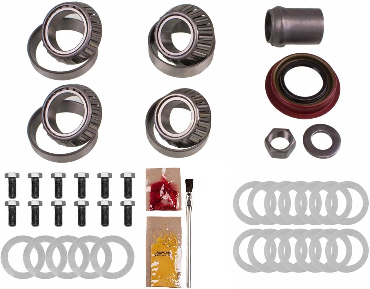 EXCEL XL-1018-1 Differential Bearing Kit – Fits GM 8.875" Truck Rear Differential (1963-1982) – Includes Koyo Bearings, Pinion Seal, Crush Sleeve & Hardware – Compatible with C10, K10, Suburban