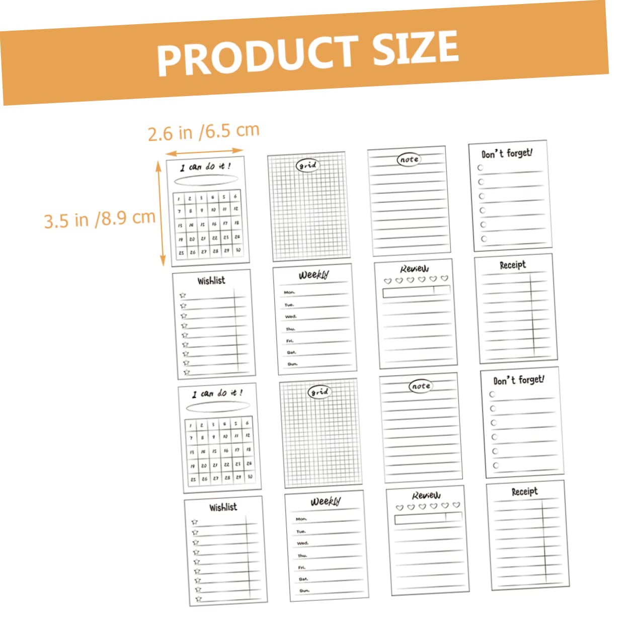 3 Sätze Memo Pad Dot Sticky Tabs Journal Sticker Kleine Kreis Sticker Planer Notizblöcke Junk Journal Kit Notizbuch Kleine Board Notizbücher 16 Stück * 3
