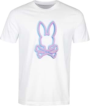 Amazon.com: Psycho Bunny Andros Graphic Tee (White, S
