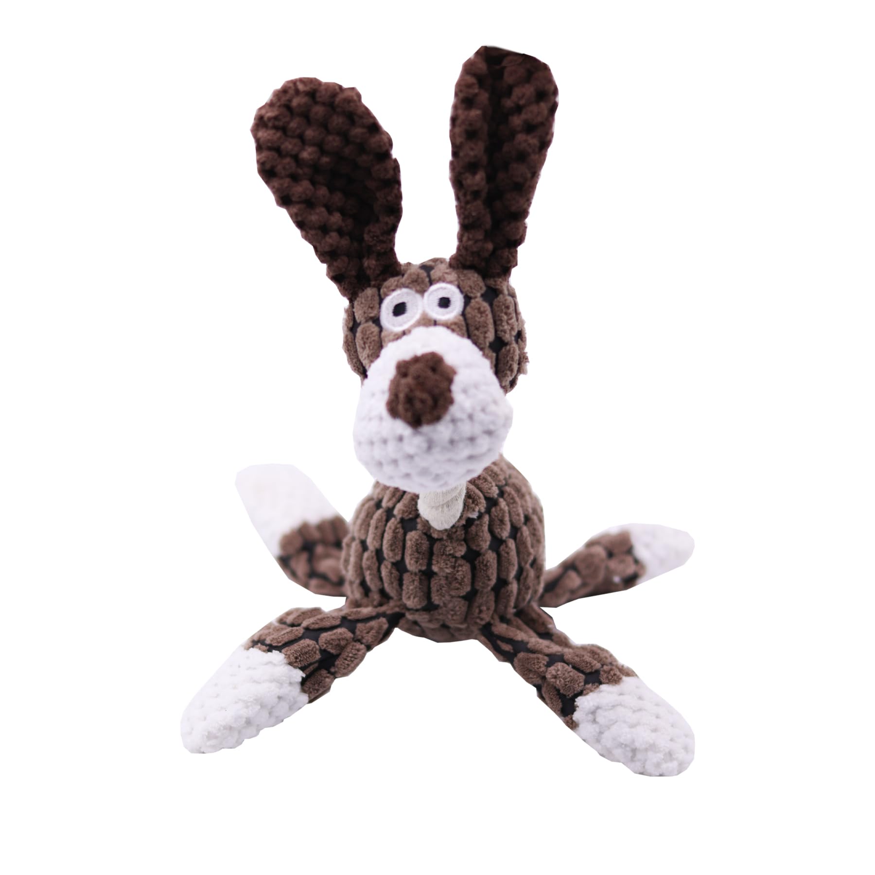 Yxmohala Juguete para perros de peluche para perros, juguete para cachorros, juguete para perros, juguete de peluche chirriante, indestructible, juguete interactivo, 1 unidad