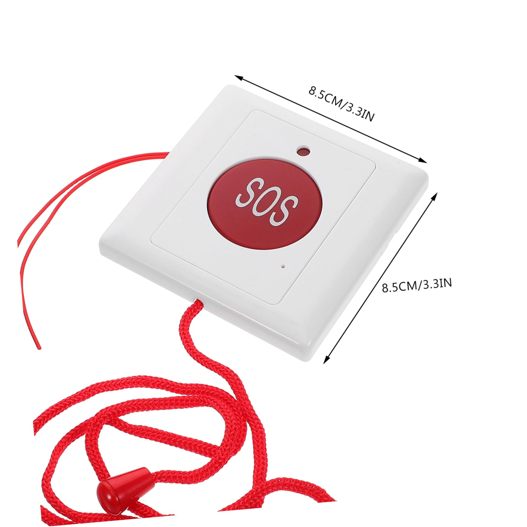 BRIGHTFUFU Emergency Wall Mount Call Button for Elderly Emergency Caller Assist Device