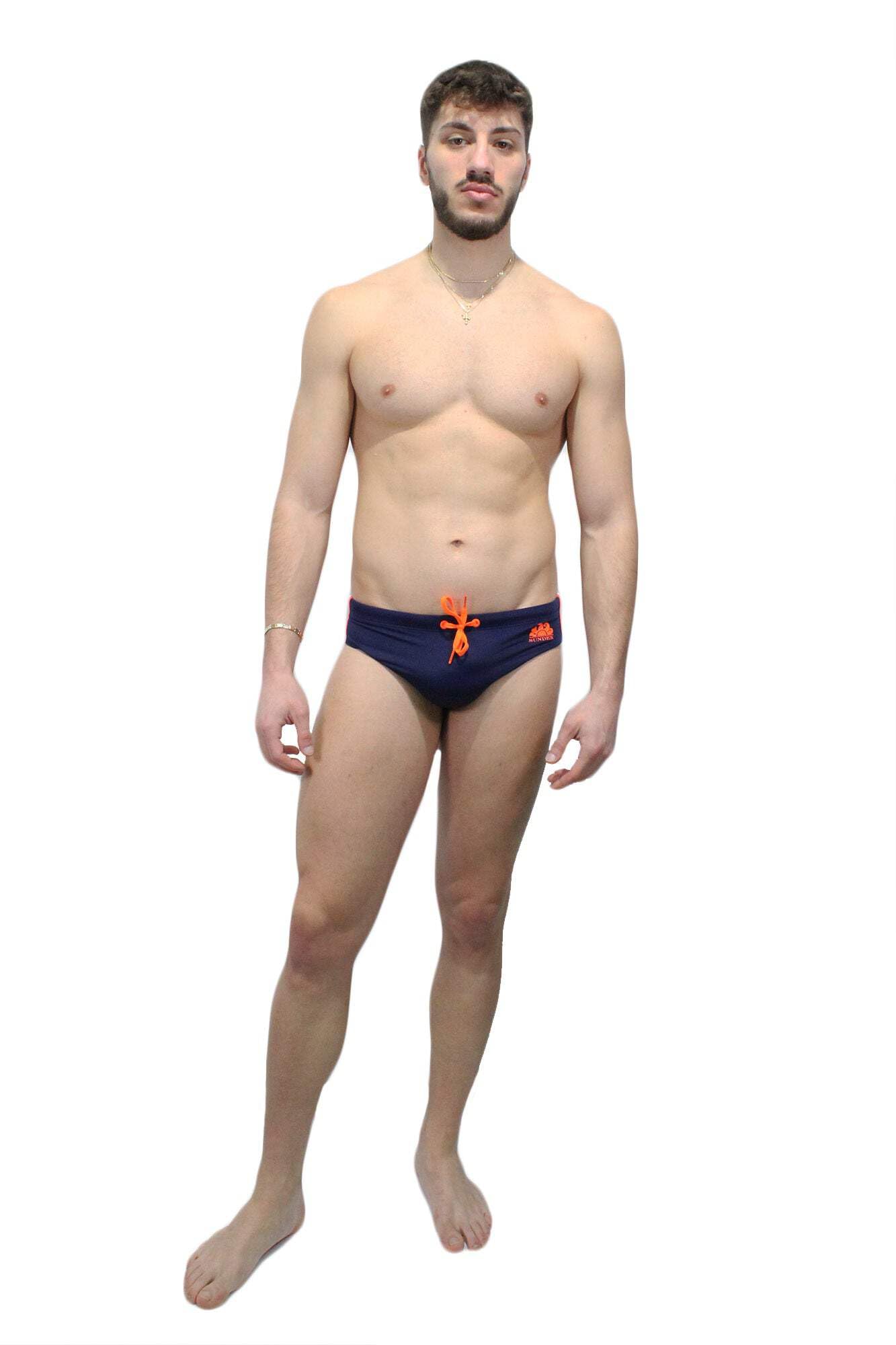 Bañador slip de hombre Sundek M279SSL3000 azul marino cómodo para natación en playa 5