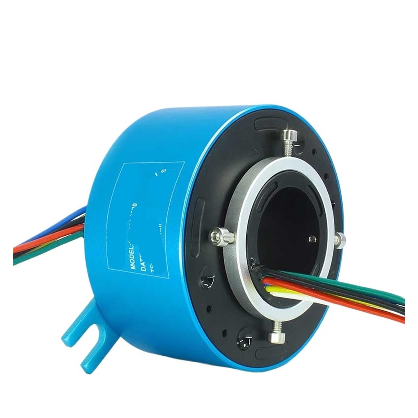 Connecteur rotatif électrique, diamètre intérieur de 38,1 mm (1,5 po), avec 6 circuits à bague collectrice traversante de 20 A