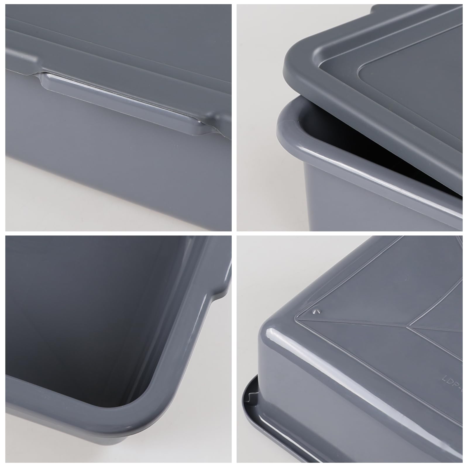 Bus Trays with Lids - Set of 3 -2