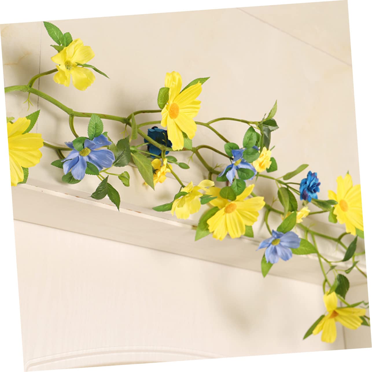 Cabilock 4stücke Hängende Blumen-Girlande Bipinnatus Kunstblumen Für Hochzeiten Und Wohnaccessoires Dekorative Blumenranke Für Und Türschmuck
