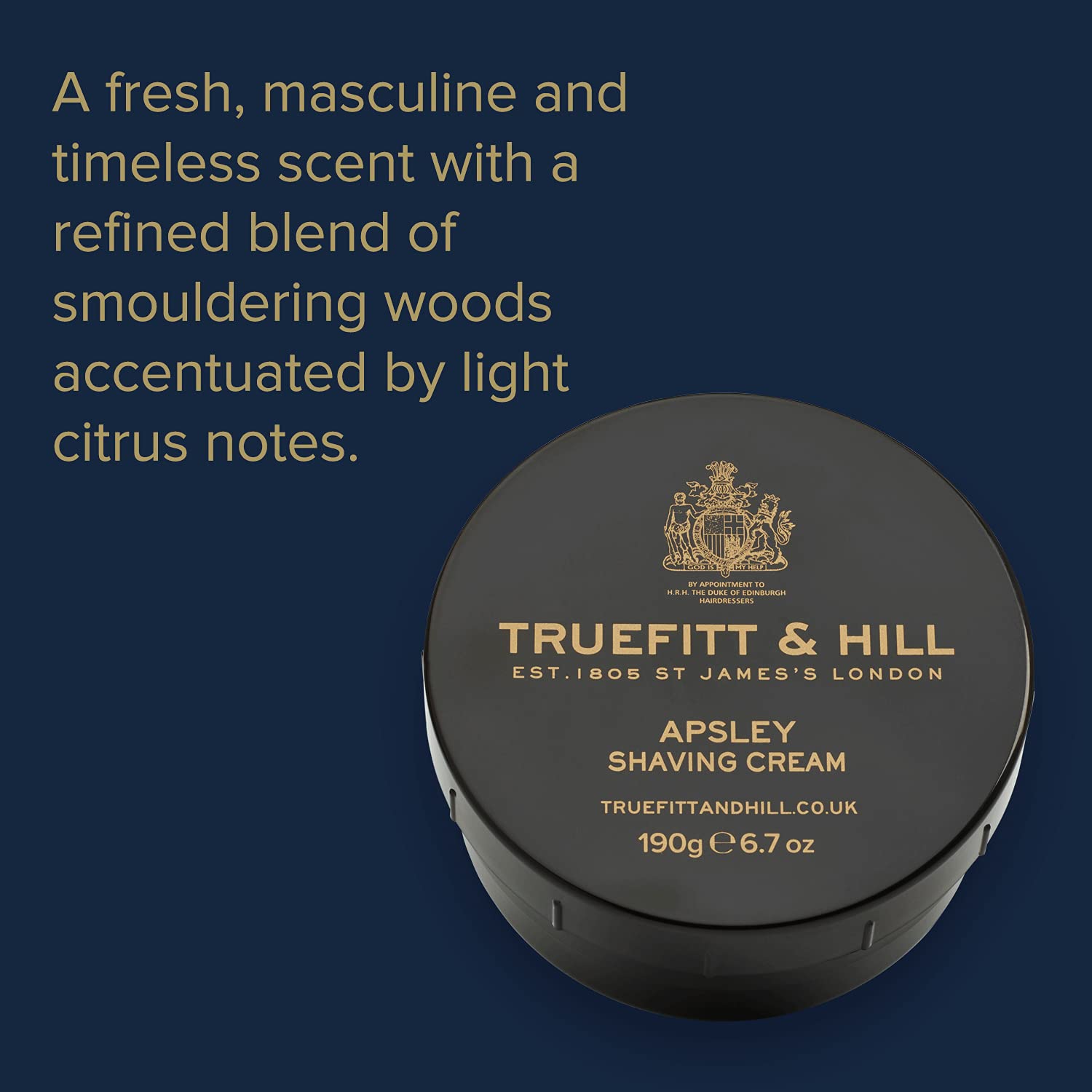 Truefitt & Hill Apsley Shaving Cream 190g/6.7oz - Image 4