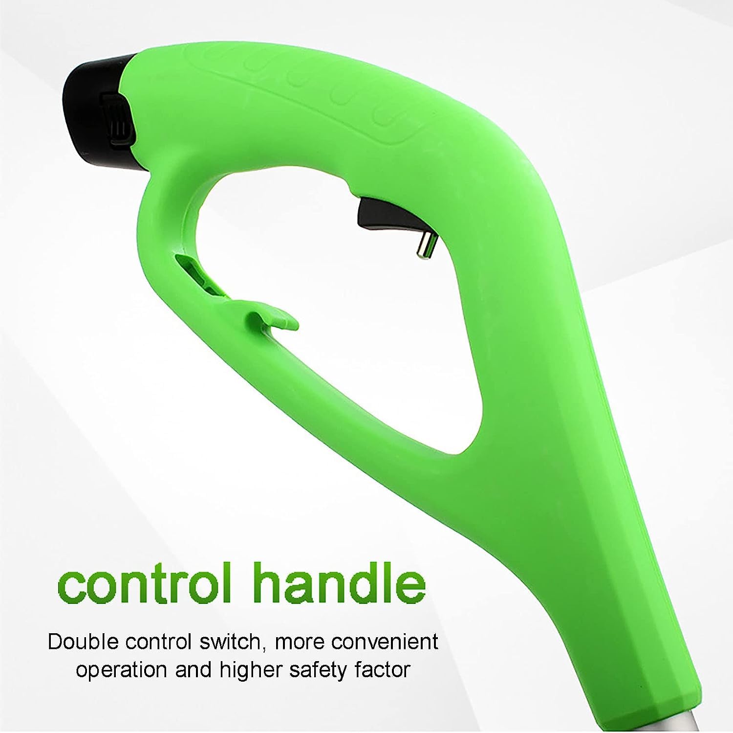 NAKEAH Cortacésped eléctrico, cortacésped multifunción 2 en 1, batería extraíble, orientable, 180 °, Longitud Ajustable, desbrozadora Manual, 4000mA