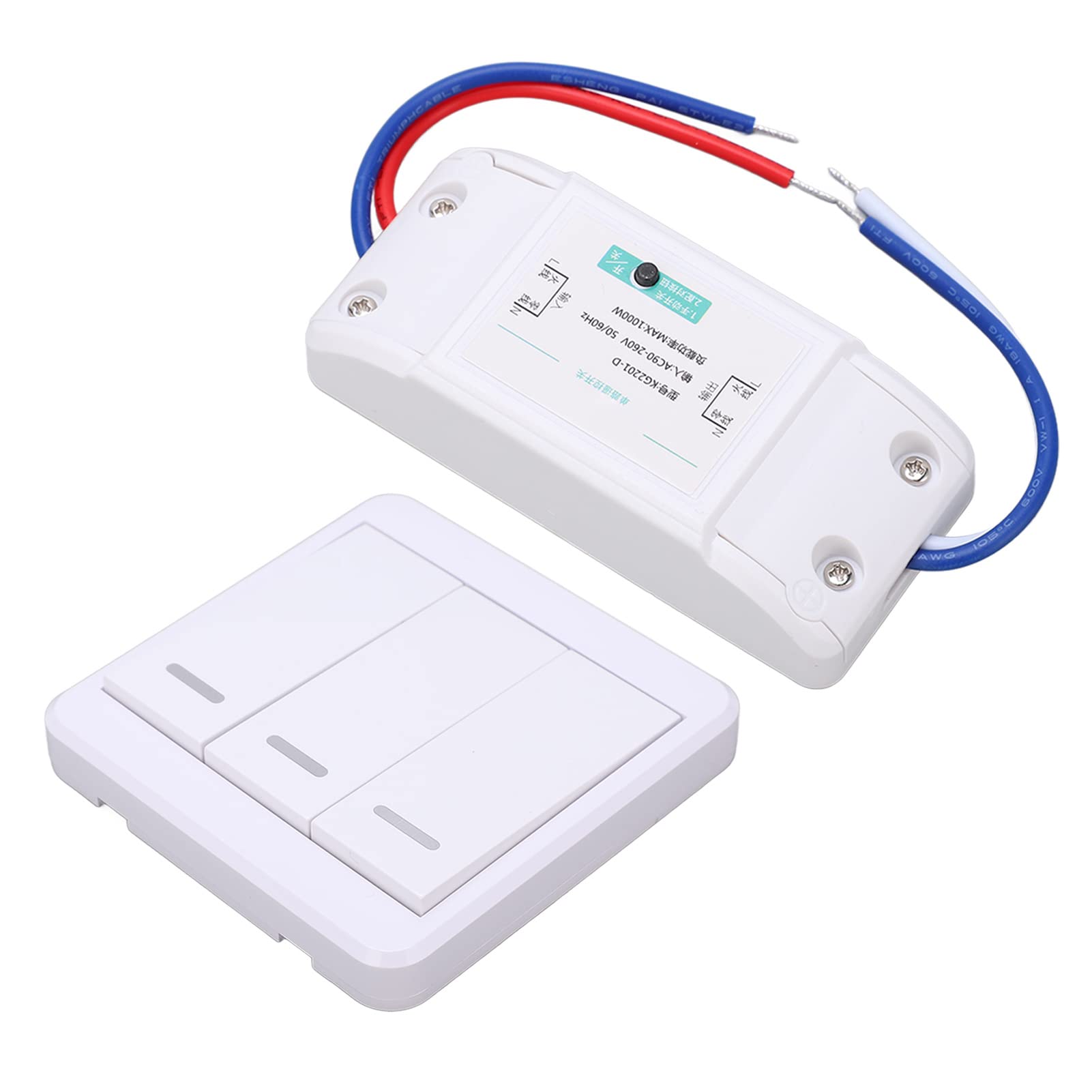 Remote Control Light Switch, Small Size Signal Stability Wireless Home Light Switch for Lamps