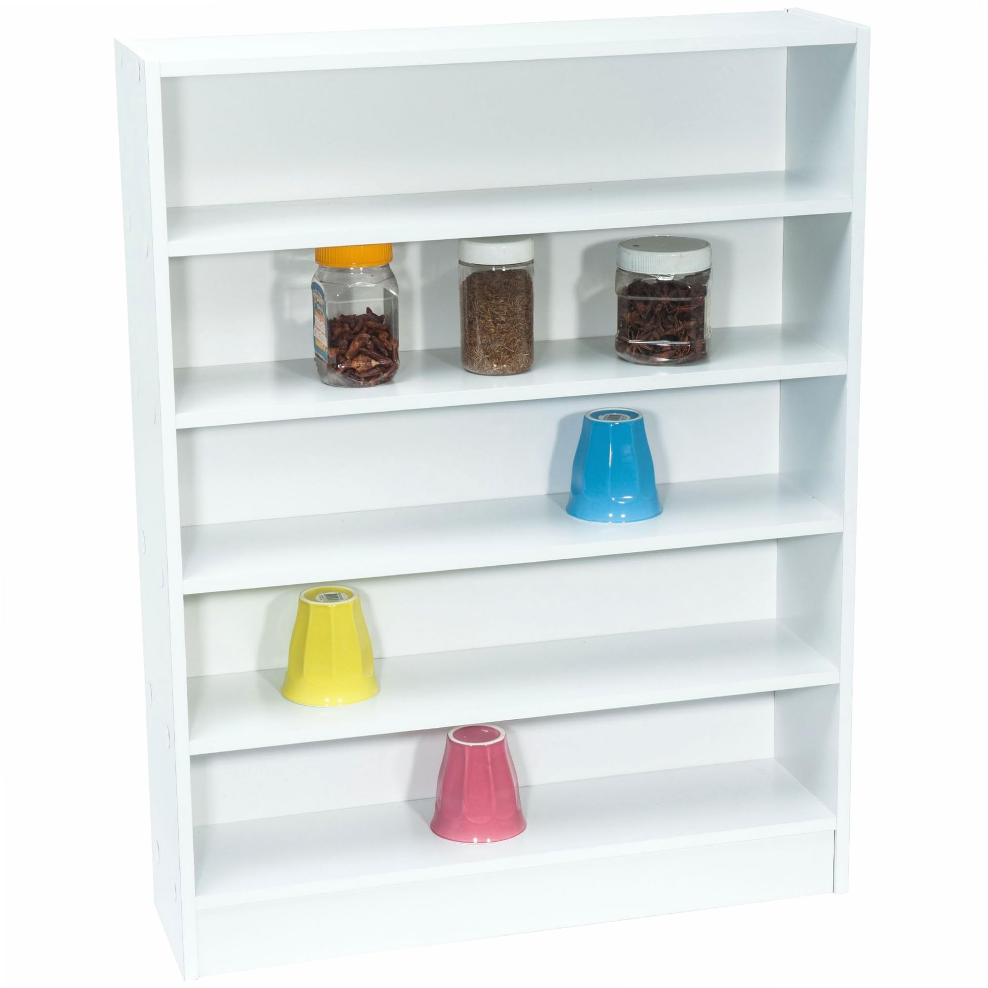 WERKA PRO Meuble rayonnage Blanc 5 étagères