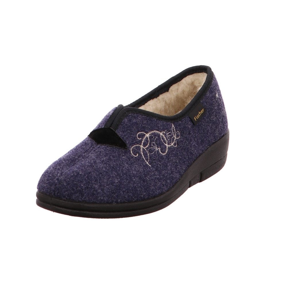Fischer Damen Dora Low Slippers, (Blue 555), 39 EU
