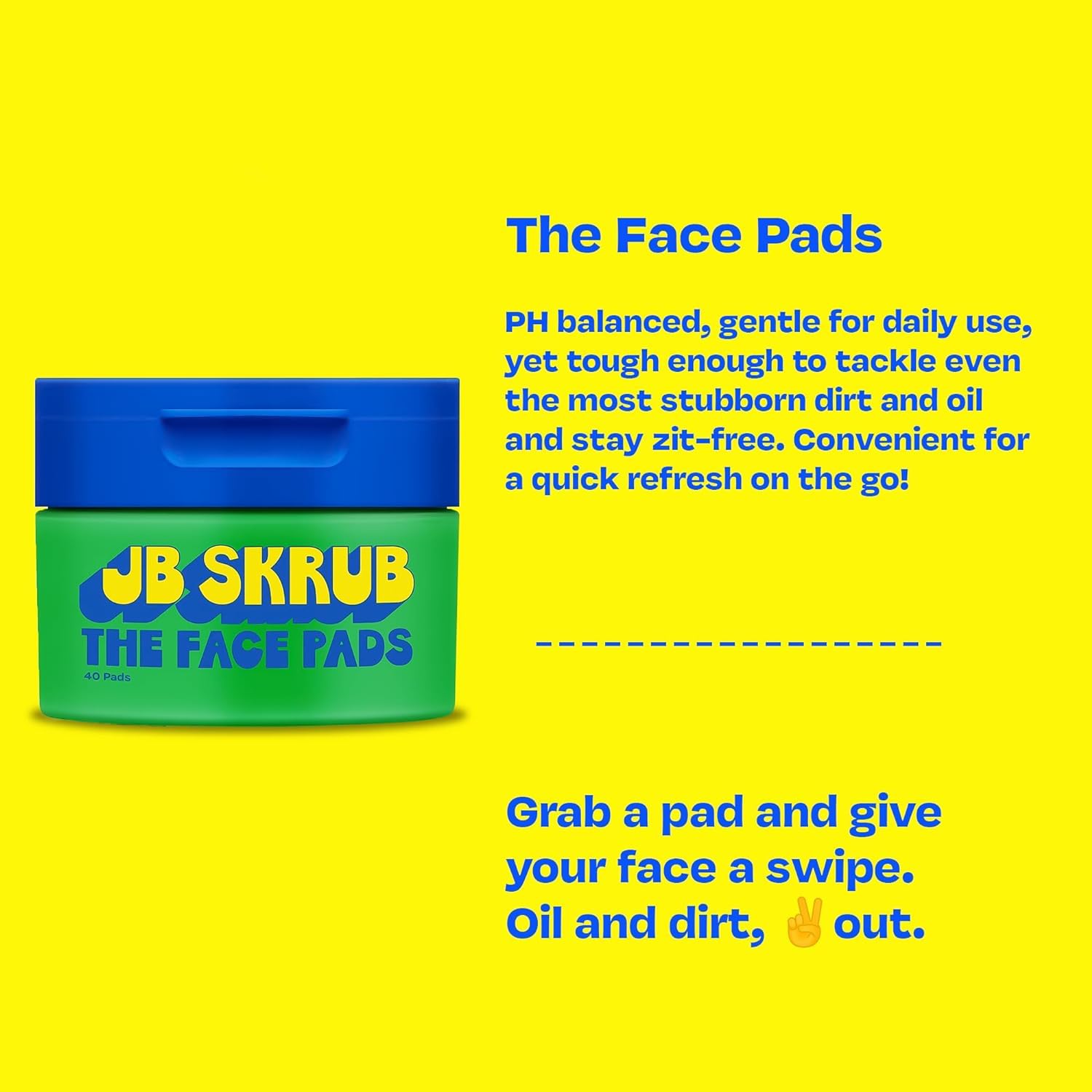 JB SKRUB The Face Pads, Face Wash, and Body Wash: Kid, Tween, and Teen Skin Care Essentials: Boost Confidence, Fight Acne, and Conquer Funk with Freshness