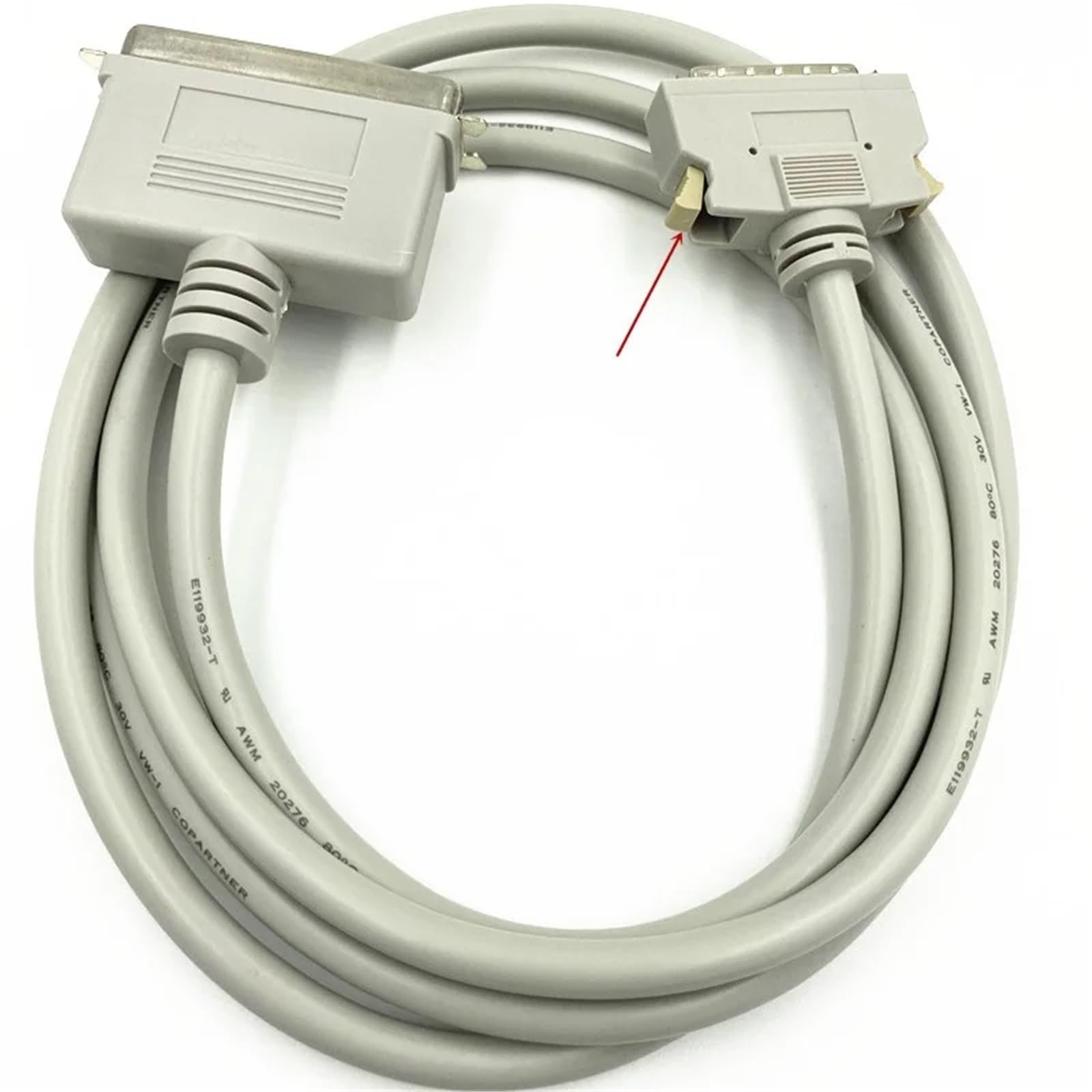 Câble SCSI HPDB50 DB50 mâle vers CN50 mâle (Grand câble de Scanner) - Clip Shrapnel(1m)