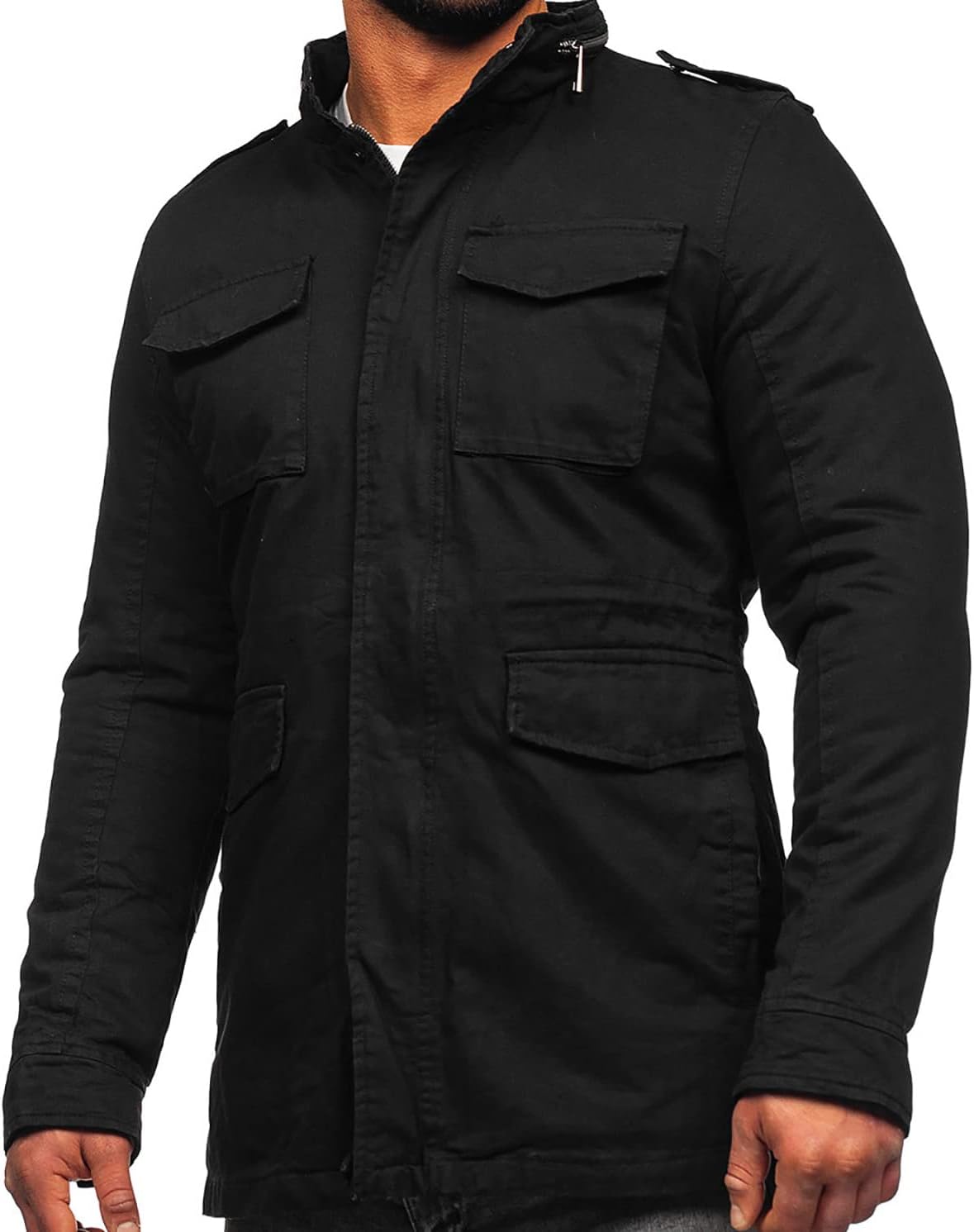 m65 Field Jacket Men Military Black