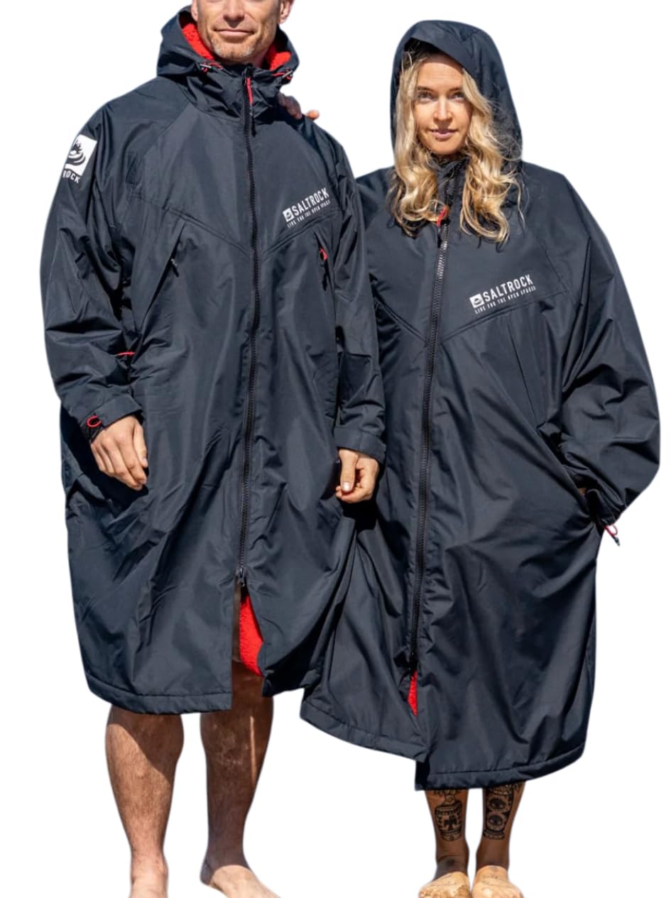 Saltrock Unisex Black Four Season Changing Robe (, M)