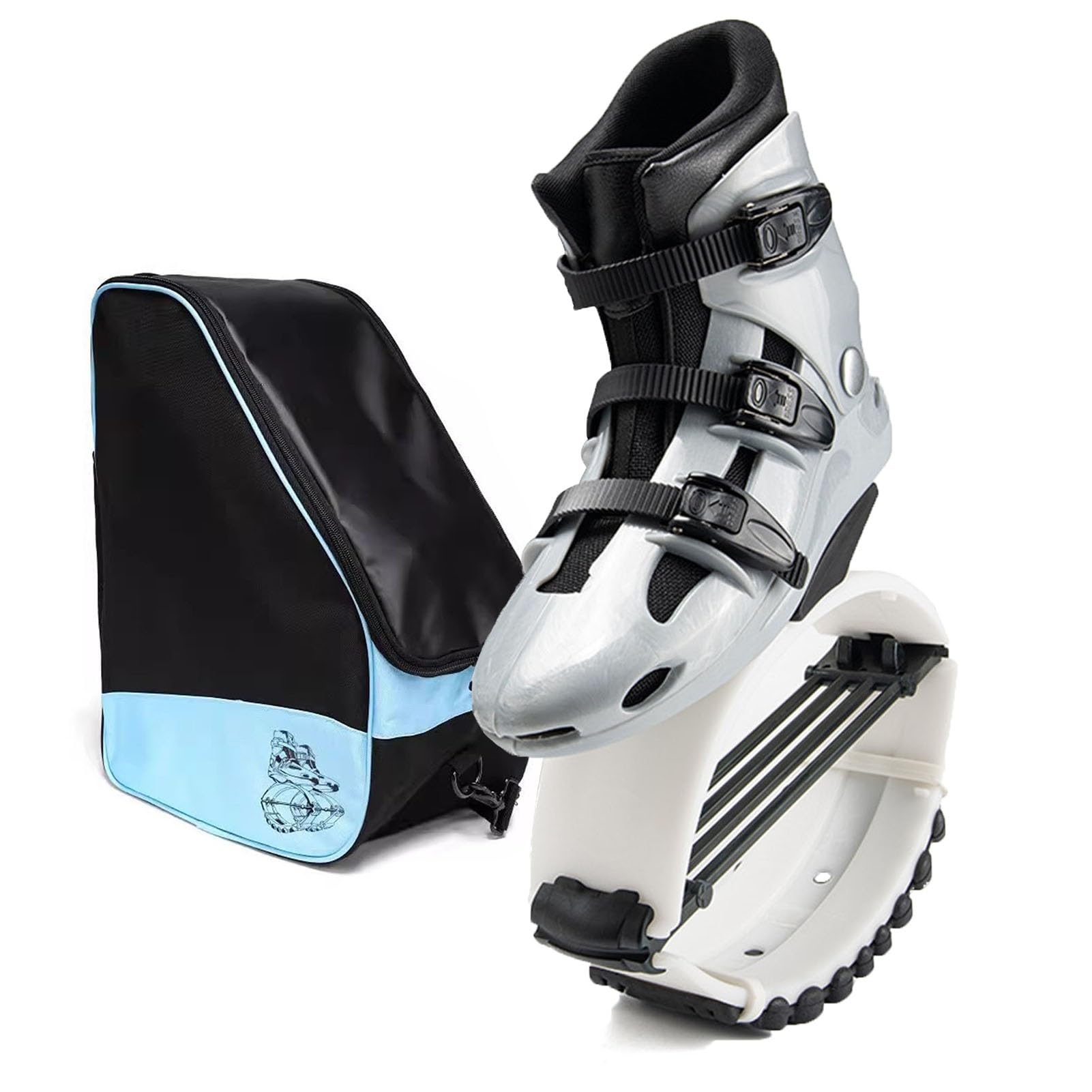 Kangaroo Jumping Shoes, Jump Shoes Adult Bouncing Shoelaces Backpack, Indoor and Outdoor Fitness Anti-Gravity Running