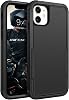 BENTOBEN iPhone 11 Case, Phone Case iPhone 11, Heavy Duty 3 in 1 Full Body Rugged Shockproof Hybrid Hard PC Soft TPU Bumper Drop Protective Girls Women Boy Men Covers for iPhone 11 6.1, Black Design