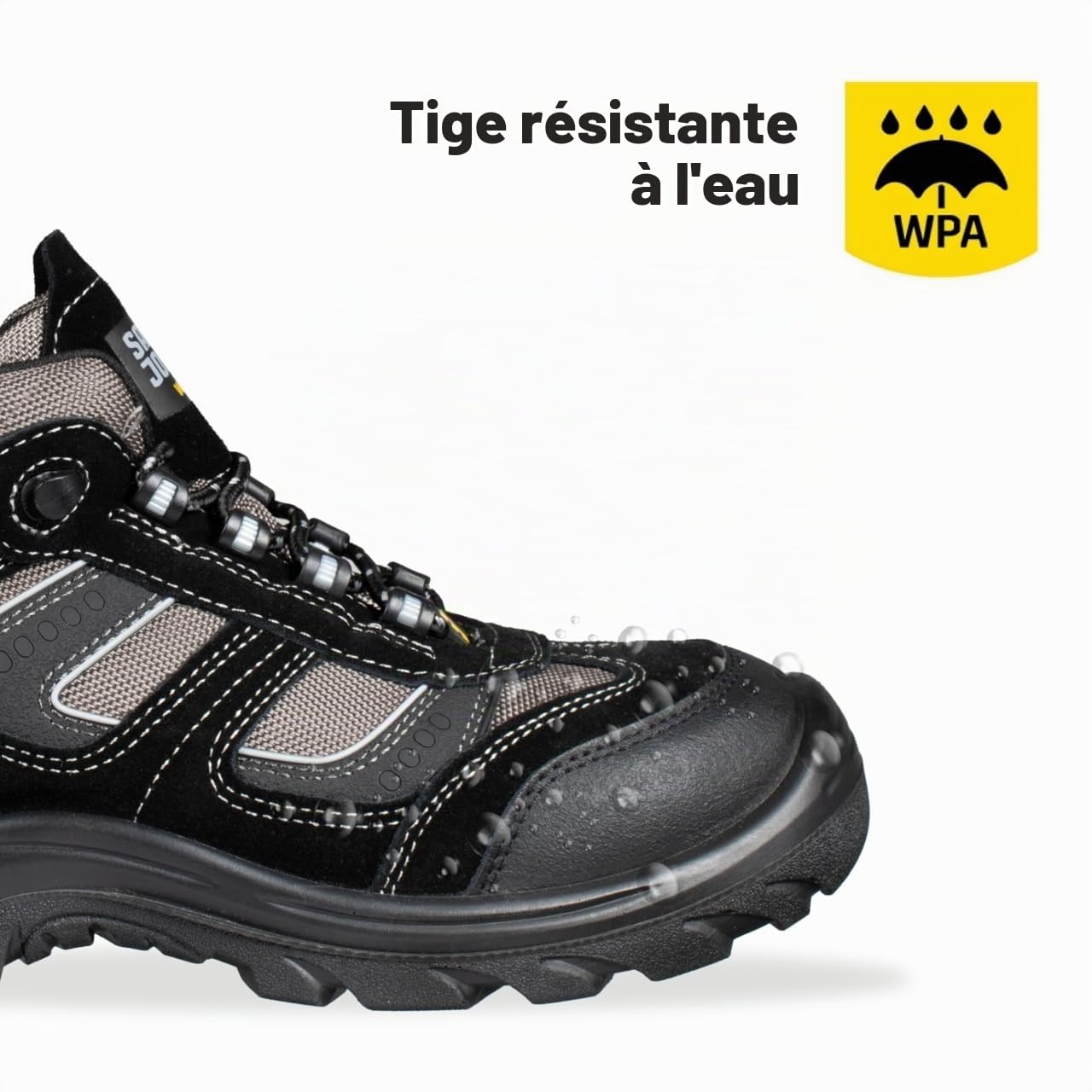 SAFETY JOGGER Chaussures de Sécurité S3 - Climber – Baskets de Travail pour Hommes et Femmes, Bottines Antidérapantes avec Embout en Composite et Semelle Anti-Perforation et Textile, sans Métal