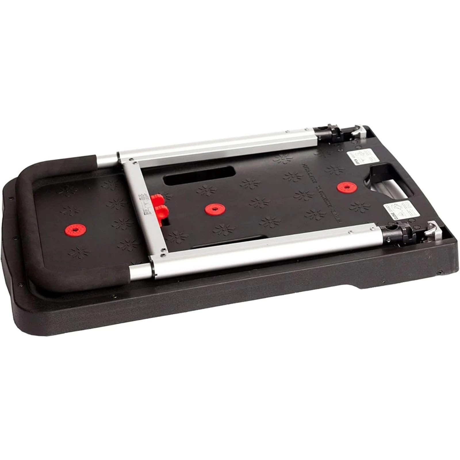 Carrello pieghevole da 1 confezione, carrello manuale Para piattaforma Para ruote, 300 libbre(300 LB 3 Pack)
