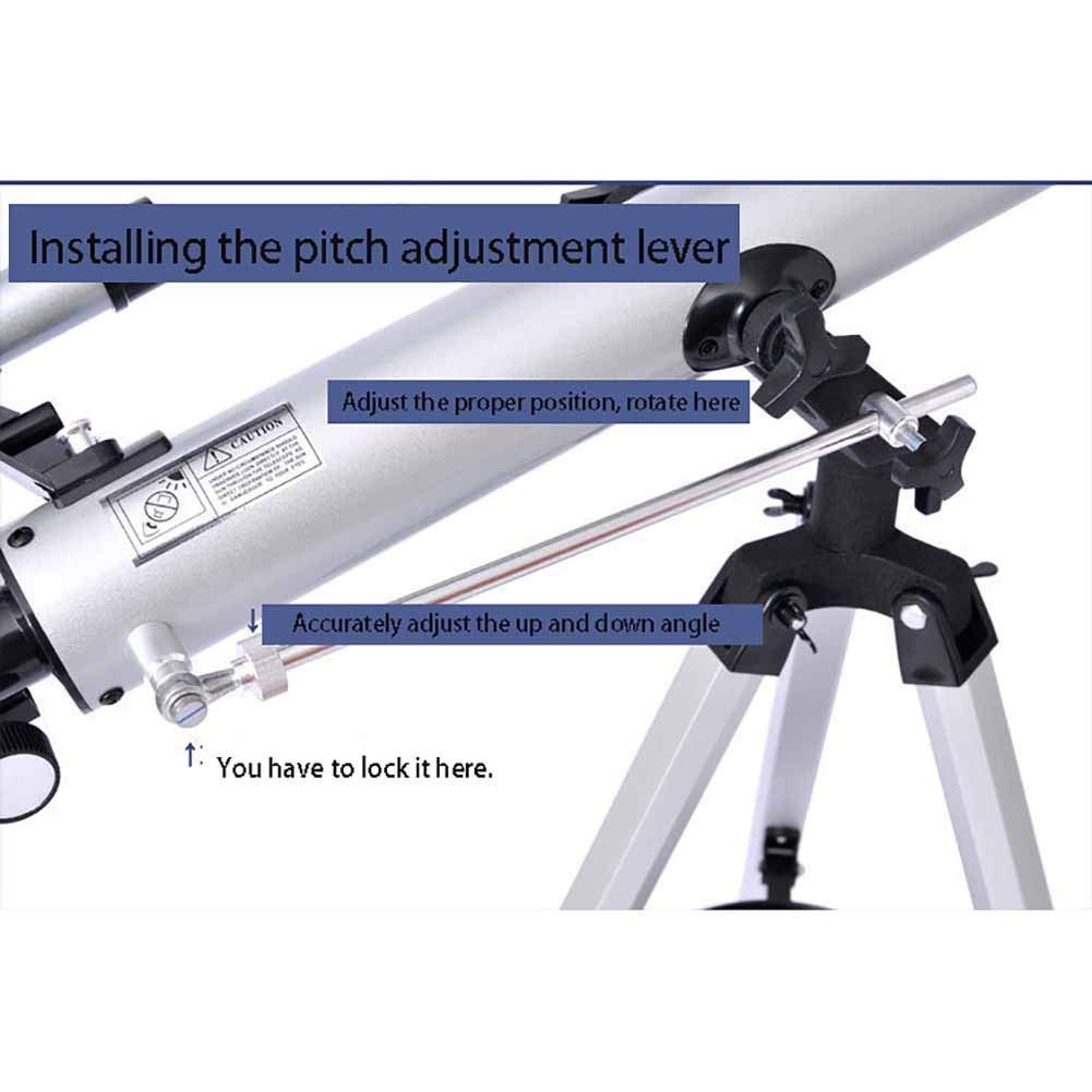 Telescopio astronómico Refractor Espacial con trípode Ajustable, telescopio Espacial monocular al Aire Libre para niños Principiantes y Principiantes en astronomía