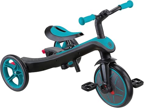 Globber - 4-in-1 Tricycle Explorer - Scalable tricycle and balance bike for toddlers from 10 months to 5 years - Version 2