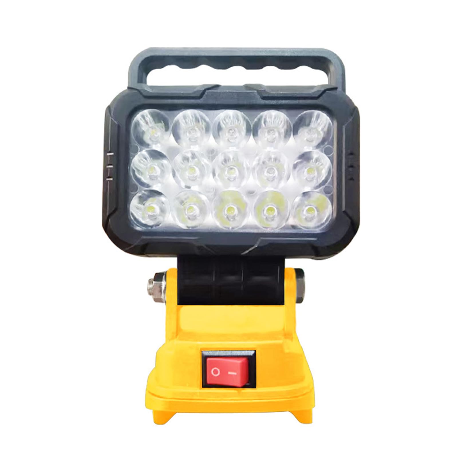 Cordless 18V LED Work Light with USB Ports, Rechargeable Flashlight for Outdoor Camping & Emergencies Outdoor Flood Light Tool