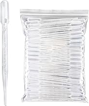 LUYING 100pcs 3ml 100pcs Pipette Disposable Poly Dropper Medicine Baby Kids Plastic Graduated Cosmetic Divider Science Experiment Essential Oil Divider