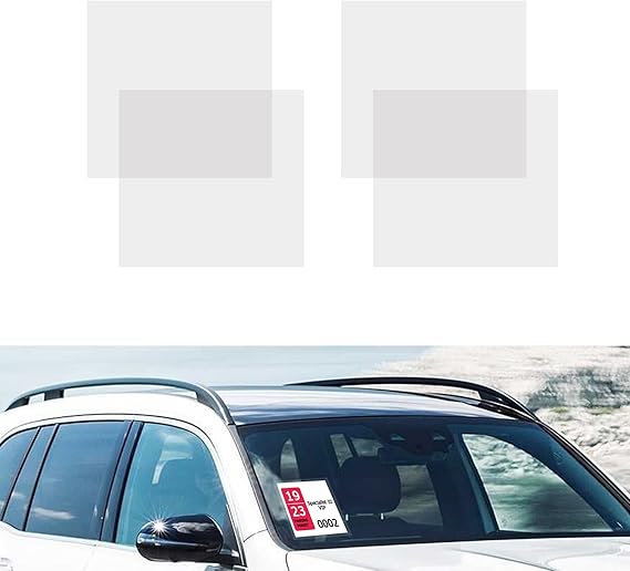 Windshield Sticker Applicator, Static Cling Window Film