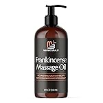 Frankincense Essential Massage Oil for Scars, Stretch Marks & Fine Lines, Firming, Hydrating, Smoothing & Calming Formula with Collagen, Stem Cells, Lavender & Grapefruit, 8 fl oz, by M3 Naturals