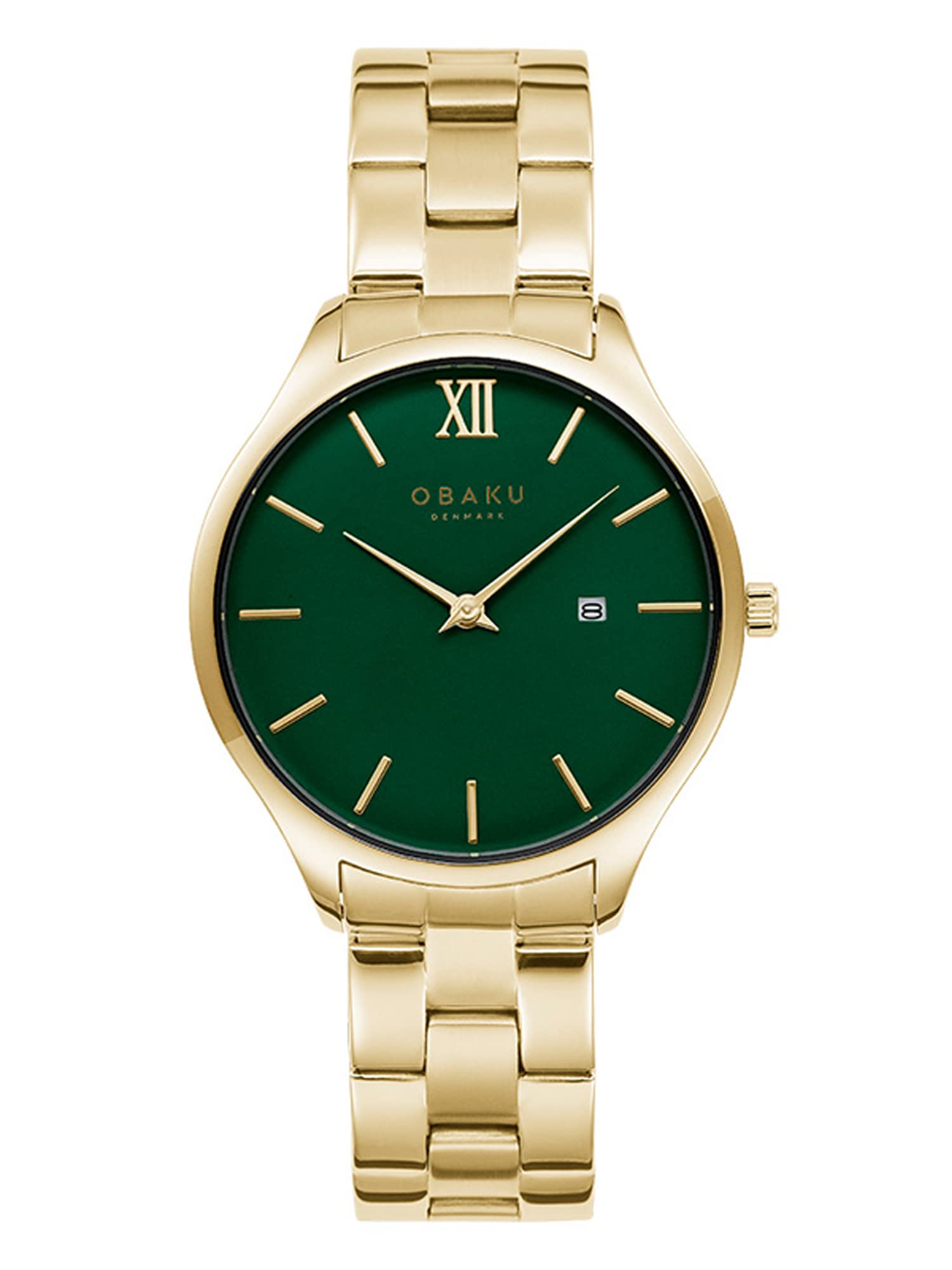 Obaku Vibe Lille Sugar Analog Green Dial Womens Watch-V266LDGESG (B0B2MWNY72) Amazon Price History, Amazon Price Tracker