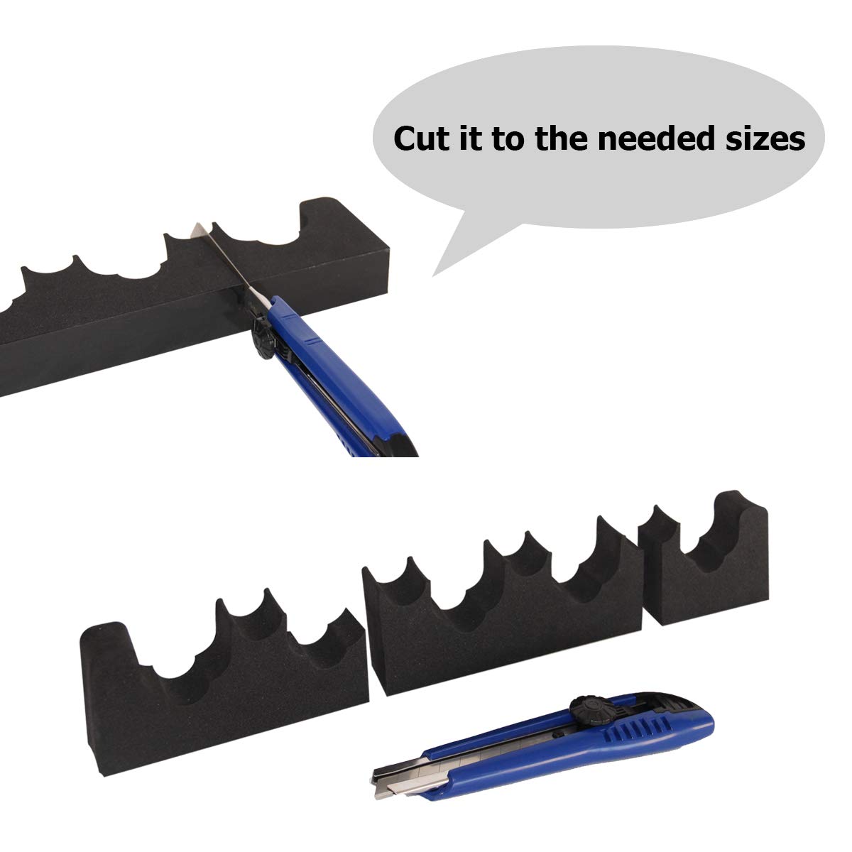 Mind And Action Portable Foam Gun Rack Universal Rifle Shotgun Barrel mind-and-action-portable-foam-gun-rack-universal-rifle-shotgun-barrel